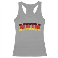 Nein Germany Racerback Tank Top No Saying Funny German Flag Oktoberfest - Wonder Print Shop