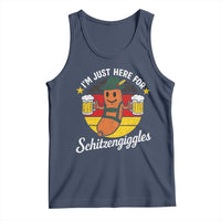 Funny Oktoberfest Tank Top Just Here for Schitzengiggles German Flag - Wonder Print Shop
