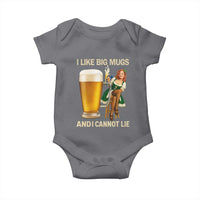 Oktoberfest Beer Baby Onesie Funny I Like Big Mugs Pin Up Girl Dirndl - Wonder Print Shop