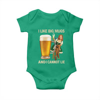 Oktoberfest Beer Baby Onesie Funny I Like Big Mugs Pin Up Girl Dirndl - Wonder Print Shop