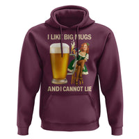 Oktoberfest Beer Hoodie Funny I Like Big Mugs Pin Up Girl Dirndl - Wonder Print Shop