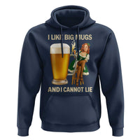 Oktoberfest Beer Hoodie Funny I Like Big Mugs Pin Up Girl Dirndl - Wonder Print Shop