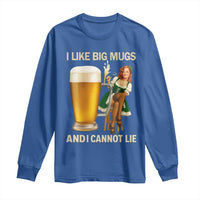 Oktoberfest Beer Long Sleeve Shirt Funny I Like Big Mugs Pin Up Girl Dirndl - Wonder Print Shop