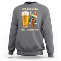 Oktoberfest Beer Sweatshirt Funny I Like Big Mugs Pin Up Girl Dirndl - Wonder Print Shop