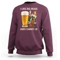 Oktoberfest Beer Sweatshirt Funny I Like Big Mugs Pin Up Girl Dirndl - Wonder Print Shop