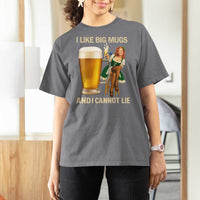Oktoberfest Beer T Shirt For Women Funny I Like Big Mugs Pin Up Girl Dirndl - Wonder Print Shop