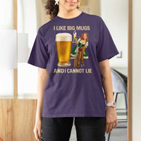Oktoberfest Beer T Shirt For Women Funny I Like Big Mugs Pin Up Girl Dirndl - Wonder Print Shop