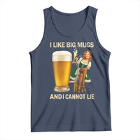 Oktoberfest Beer Tank Top Funny I Like Big Mugs Pin Up Girl Dirndl - Wonder Print Shop