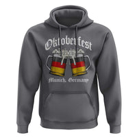 Vintage Oktoberfest Munich Hoodie Prost Beer Germany Flag Drinking - Wonder Print Shop