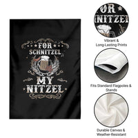 Funny Oktoberfest Garden Flag For Schnitzel My Nitzel Octoberfest German Beer Wurst - Wonder Print Shop