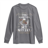 Funny Oktoberfest Long Sleeve Shirt For Schnitzel My Nitzel Octoberfest German Beer Wurst - Wonder Print Shop