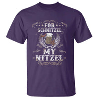 Funny Oktoberfest T Shirt For Schnitzel My Nitzel Octoberfest German Beer Wurst - Wonder Print Shop