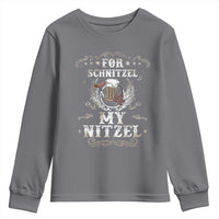 Funny Oktoberfest Youth Sweatshirt For Schnitzel My Nitzel Octoberfest German Beer Wurst - Wonder Print Shop