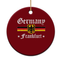 Germany Frankfurt Ceramic Ornament Retro Vintage German Flag Tourist Souvenir Gift - Wonder Print Shop