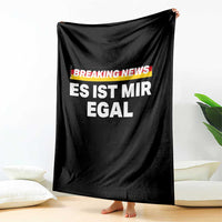 Funny German Saying Throw Blanket Sarcastic Humor Meme Es Ist Mir Egal Germany Flag - Wonder Print Shop