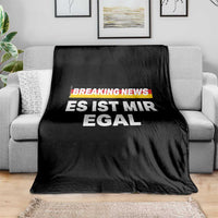 Funny German Saying Throw Blanket Sarcastic Humor Meme Es Ist Mir Egal Germany Flag - Wonder Print Shop