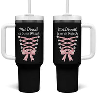 Oktoberfest Dirndl Costume Tumbler With Handle Funny German Bavarian Octoberfest Festival - Wonder Print Shop