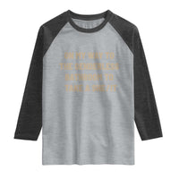 On My Way To The Genderless Bathroom To Take a She/It Raglan Shirt