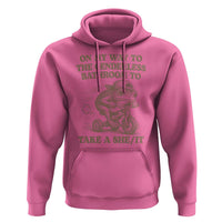 On My Way To The Genderless Bathroom To Take a She/It Hoodie Funny Frog Graphic