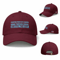 Funny Prostate Cancer Awareness Baseball Cap Going Through Chemo Still This Sexy
