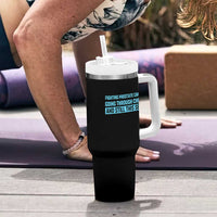 Funny Prostate Cancer Awareness Tumbler With Handle Going Through Chemo Still This Sexy