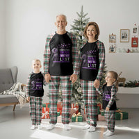 Overdose Awareness Plaid Pajama Set Remembering Those We Have Lost Dandelion Purple Ribbon Memorial