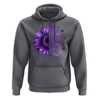 No Story Should End Too Soon Purple Sunflower Overdose Awareness Hoodie