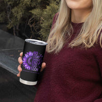 No Story Should End Too Soon Purple Sunflower Overdose Awareness Tumbler Cup