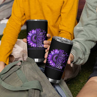 No Story Should End Too Soon Purple Sunflower Overdose Awareness Tumbler Cup