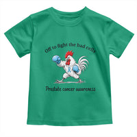 Prostate Cancer Awareness Toddler T Shirt Rooster Light Blue Ribbon Survivor Chemotherapy Gift