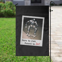 Knights Meme Garden Flag Born to Jest Forced to Joust - Wonder Print Shop