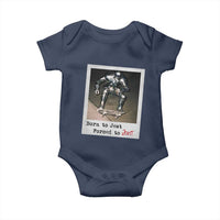 Knights Meme Baby Onesie Born to Jest Forced to Joust - Wonder Print Shop