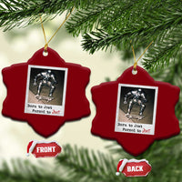 Knights Meme Ceramic Ornament Born to Jest Forced to Joust - Wonder Print Shop