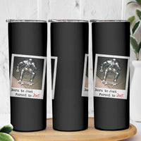 Knights Meme Skinny Tumbler Born to Jest Forced to Joust - Wonder Print Shop