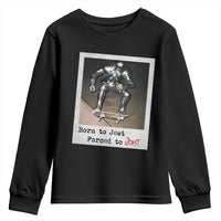 Knights Meme Youth Sweatshirt Born to Jest Forced to Joust - Wonder Print Shop