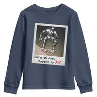 Knights Meme Youth Sweatshirt Born to Jest Forced to Joust - Wonder Print Shop