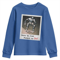 Knights Meme Youth Sweatshirt Born to Jest Forced to Joust - Wonder Print Shop