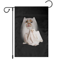 Funny Halloween Ghost Cat Meme Garden Flag - Wonder Print Shop