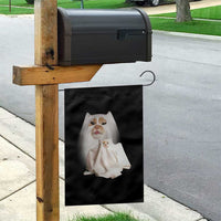 Funny Halloween Ghost Cat Meme Garden Flag - Wonder Print Shop