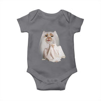 Funny Halloween Ghost Cat Meme Baby Onesie - Wonder Print Shop