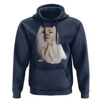Funny Halloween Ghost Cat Meme Hoodie - Wonder Print Shop