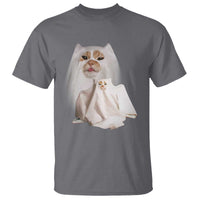 Funny Halloween Ghost Cat Meme T Shirt - Wonder Print Shop