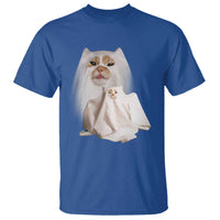Funny Halloween Ghost Cat Meme T Shirt - Wonder Print Shop