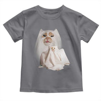 Funny Halloween Ghost Cat Meme Toddler T Shirt - Wonder Print Shop