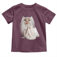 Funny Halloween Ghost Cat Meme Toddler T Shirt - Wonder Print Shop