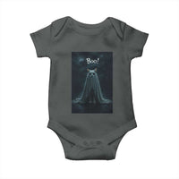 Cat Halloween Baby Onesie Spooky Season Ghost Kitten Haunted Mansion - Wonder Print Shop