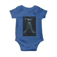 Cat Halloween Baby Onesie Spooky Season Ghost Kitten Haunted Mansion - Wonder Print Shop