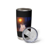 Wizard Cat Tumbler Cup Weird Funny Retro Halloween Orange Cat Meme - Wonder Print Shop