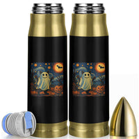 Funny Halloween Ghost Cat Bullet Tumbler Starry Night Van Gogh Cat Lover Gifts - Wonder Print Shop