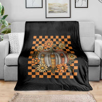Book Pumpkin Throw Blanket Fall Halloween Book Lover Bookish Gift - Wonder Print Shop